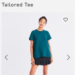 MADEWELL Green A-Line Top